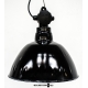 Kleine schwarze Emaillelampe 