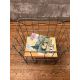 Hocker mit Gittergestell