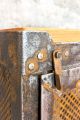 Werkstattschrank grau orange