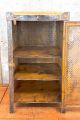 Werkstattschrank grau orange