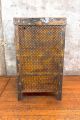 Werkstattschrank grau orange