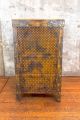 Werkstattschrank grau orange