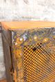 Werkstattschrank grau orange