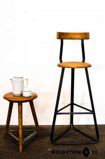 Barhocker mit Rückenlehne